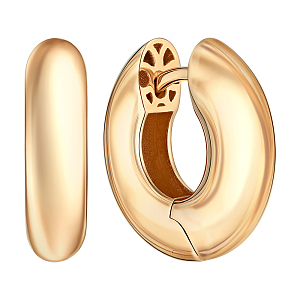 Серьги из красного золота