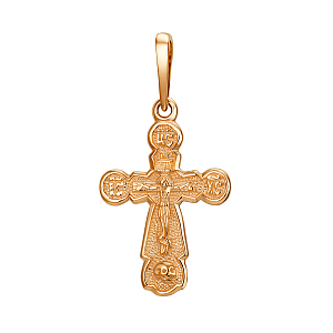 Крест из красного золота