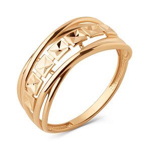 Кольцо из красного золота