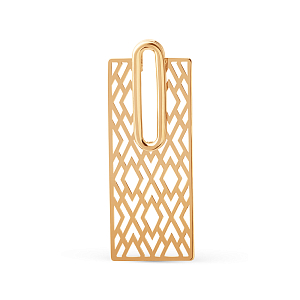 Подвеска из красного золота