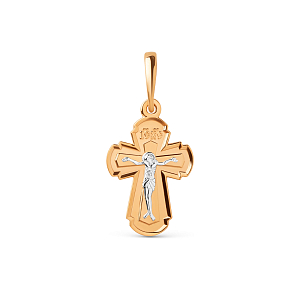 Крест из красного золота