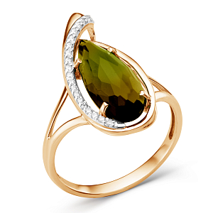 Кольцо из красного золота