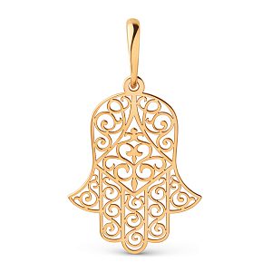 Подвеска из красного золота