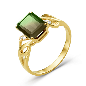 Кольцо из желтого золота