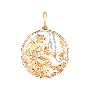 Подвеска из красного золота