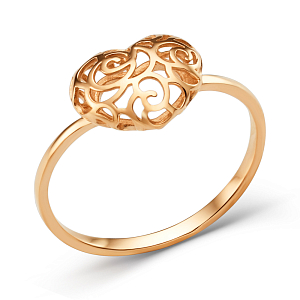 Кольцо из красного золота