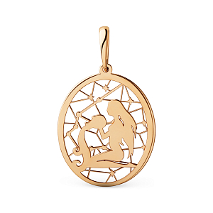 Подвеска из красного золота