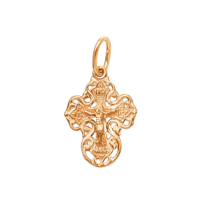 Крест из красного золота