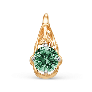 Подвеска из красного золота