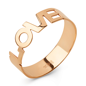 Кольцо из красного золота