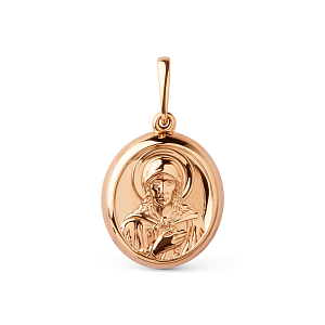 Подвеска из красного золота