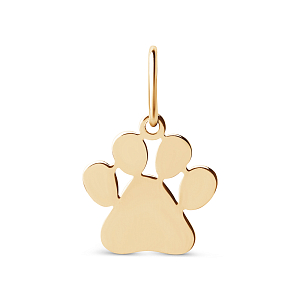 Подвеска из красного золота