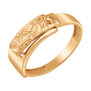 Кольцо из красного золота