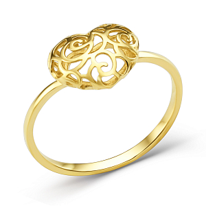 Кольцо из желтого золота