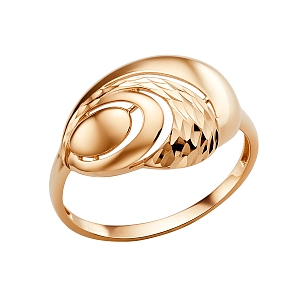 Кольцо из красного золота