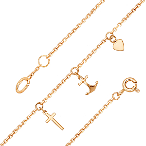 Браслет из красного золота