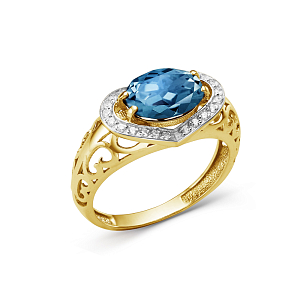 Кольцо из желтого золота