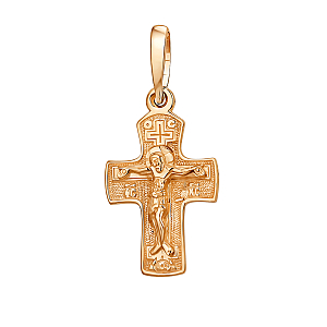 Крест из красного золота