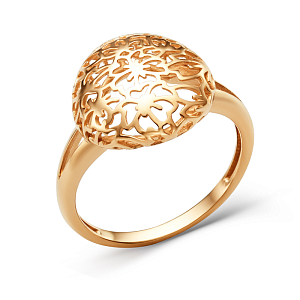 Кольцо из красного золота