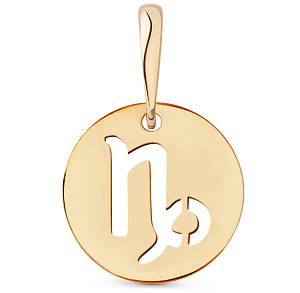 Подвеска из красного золота