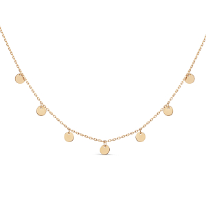 Колье из красного золота