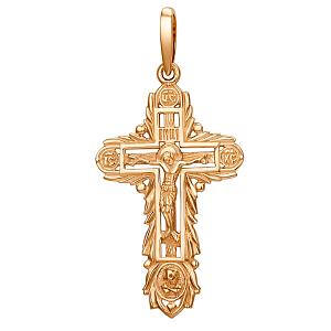 Крест из красного золота