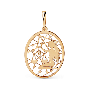 Подвеска из красного золота