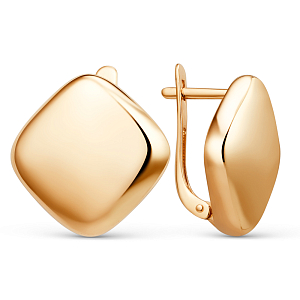 Серьги из красного золота