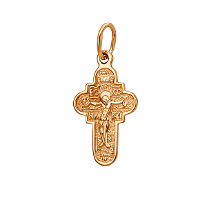 Крест из красного золота
