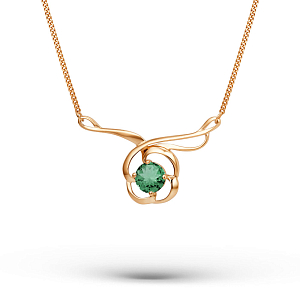 Колье из красного золота