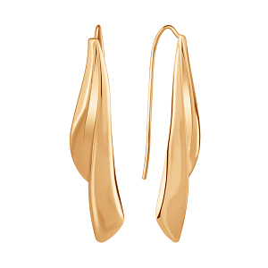 Серьги из красного золота