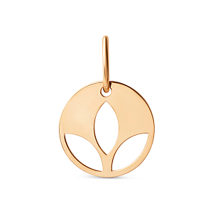 Подвеска из красного золота