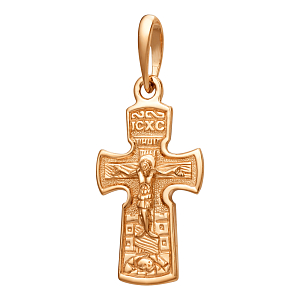Крест из красного золота