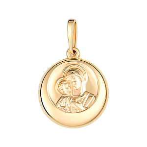 Подвеска из красного золота