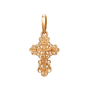 Крест из красного золота