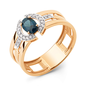 Кольцо из красного золота