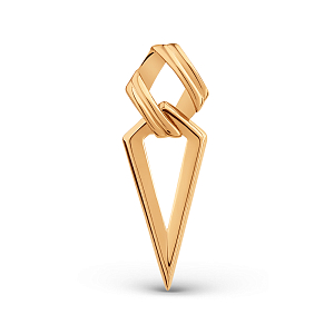 Серьги из красного золота