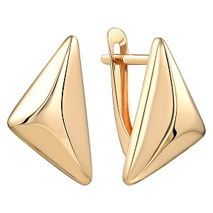 Серьги из красного золота