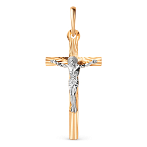 Крест из красного золота