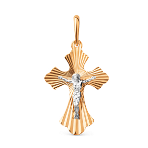 Крест из красного золота