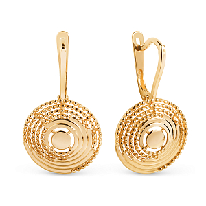 Серьги из красного золота