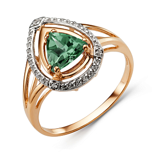 Кольцо из красного золота