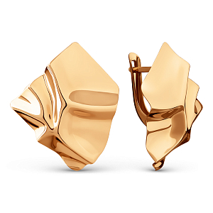Серьги из красного золота