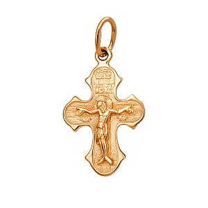 Крест из красного золота