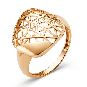 Кольцо из красного золота