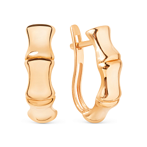 Серьги из красного золота