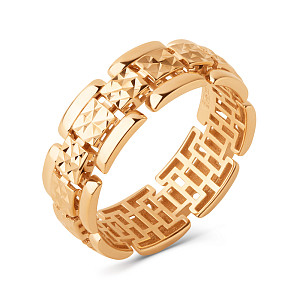 Кольцо из красного золота