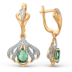 Серьги из красного золота