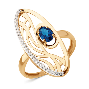 Кольцо из красного золота