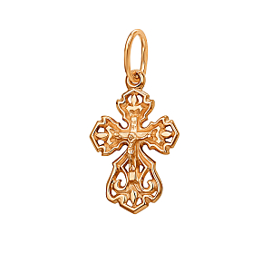 Крест из красного золота